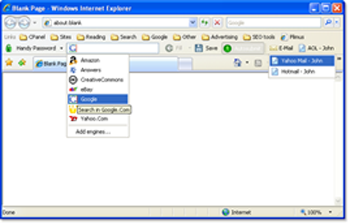 Handy Password IE toolbar
